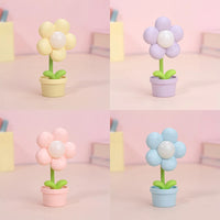 Mini LED Flower Night Light Cute Small Table Lamp Desktop Ornament Bedside Bedroom Ambient Lights Children Toy Kids Holiday Gift