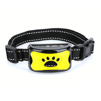Intelligent anti Bark Collar for Dogs, Auto Ultrasonic & Vibration 3-Mode Training, USB Rechargeable Bark Control Device
