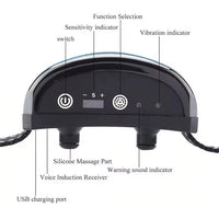 Intelligent anti Bark Collar for Dogs, Auto Ultrasonic & Vibration 3-Mode Training, USB Rechargeable Bark Control Device