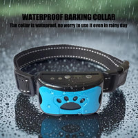 Intelligent anti Bark Collar for Dogs, Auto Ultrasonic & Vibration 3-Mode Training, USB Rechargeable Bark Control Device